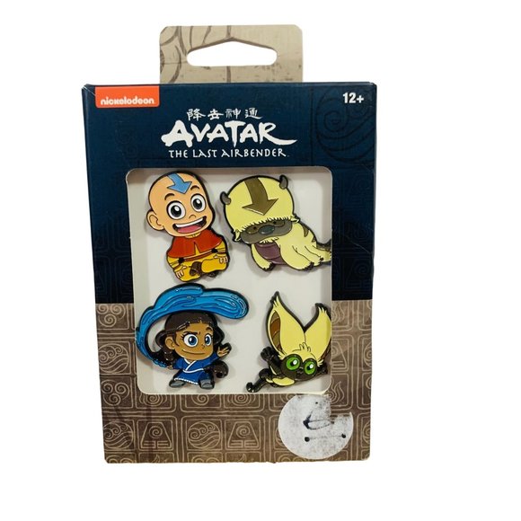Nickelodeon Avatar The Last Airbender Chibi Pins Lot Of 4 - Picture 1 of 8